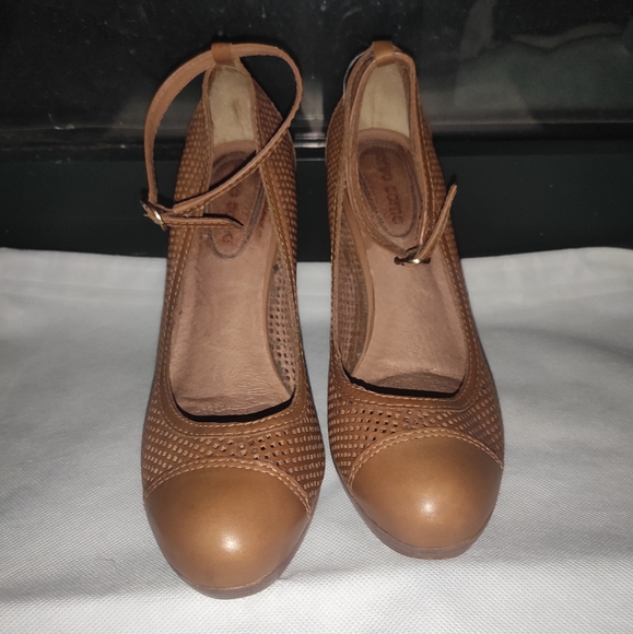 Corso Como Women's Harper Wedge Camel Leather 7.5 - Picture 10 of 14